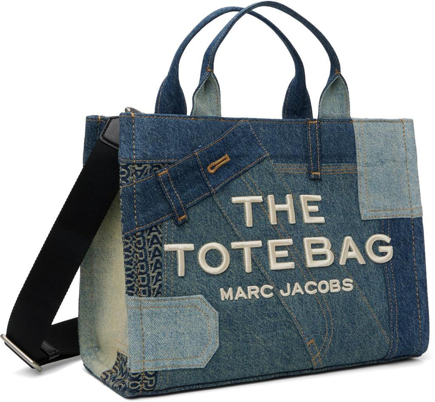 Blue 'The Deconstructed Denim' Medium Tote
