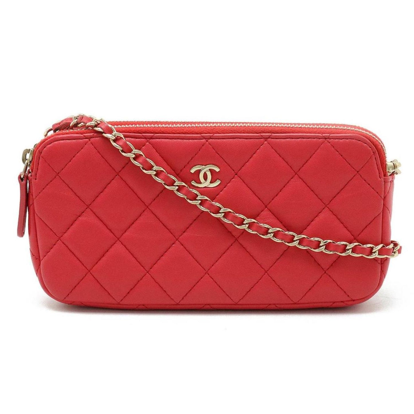 Chanel - Leather Clutch Bag (Pre-Owned)