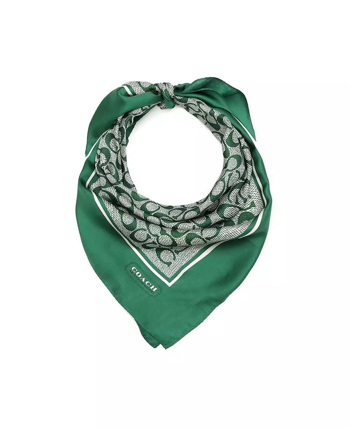 Women's Vintage Signature Print Silk Square Scarf