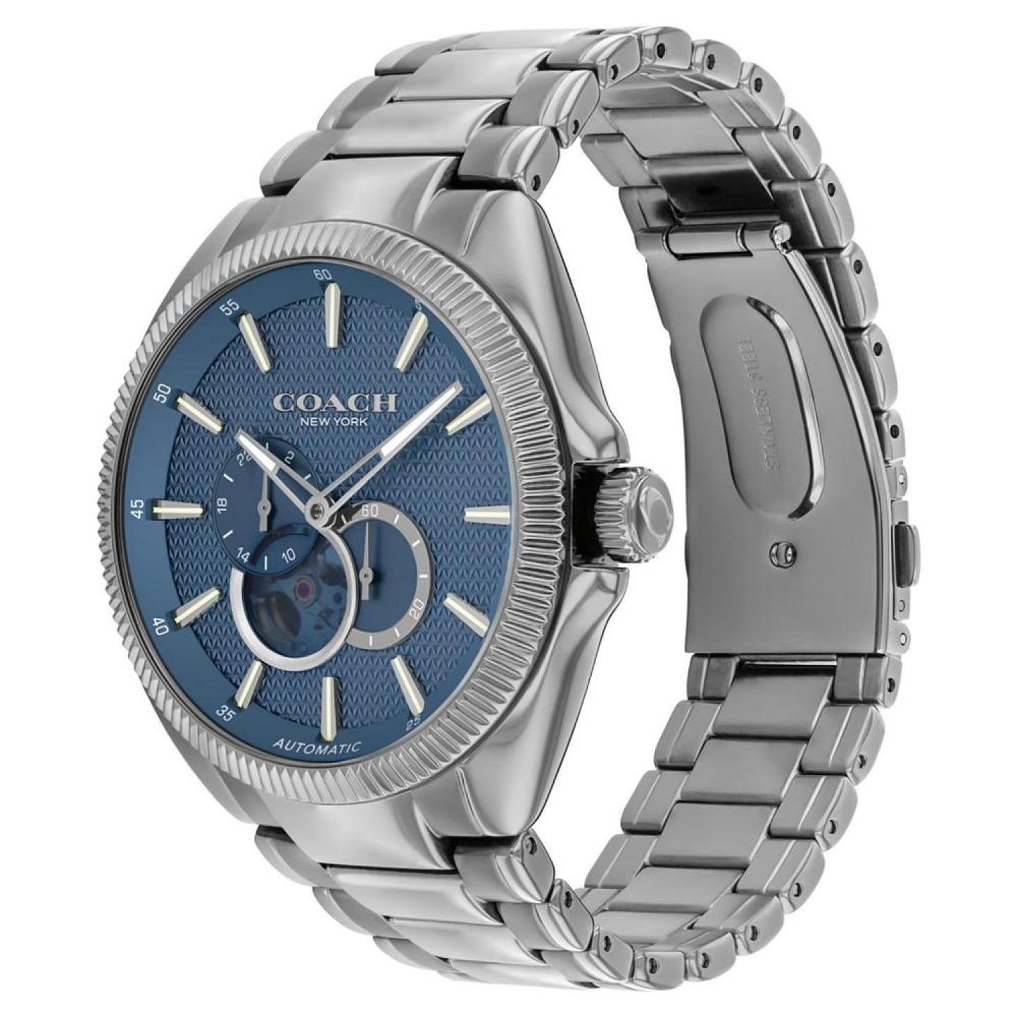 Men's Automatic Jackson Gray Stainless Steel Watch 45mm