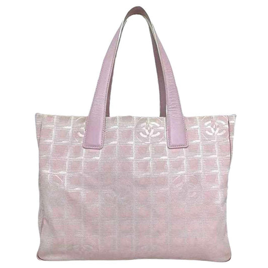 Chanel  Heures Shopping  Synthetic Tote Bag (Pre-Owned)
