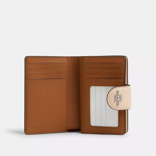 Coach Outlet Medium Corner Zip Wallet With Floral Print