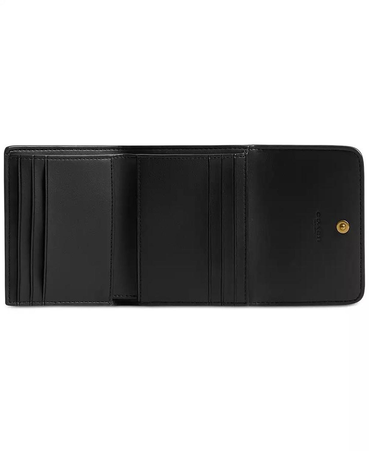 Mila Small Leather Flap Wallet