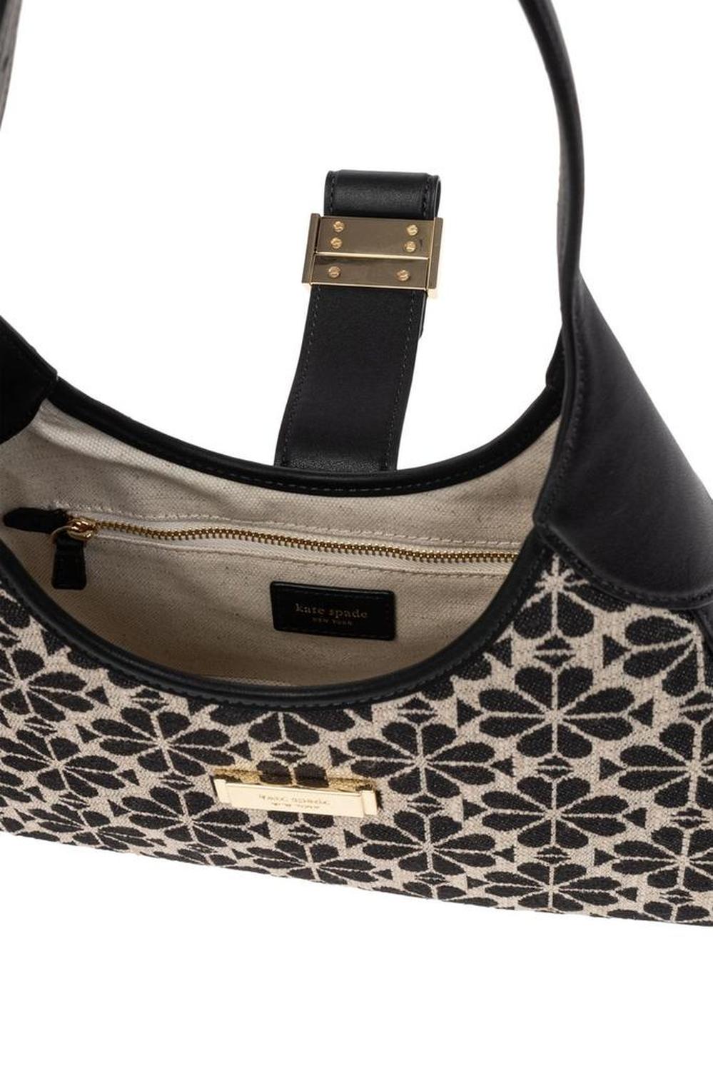 Kate Spade Flower Jacquard Zipped Shoulder Bag