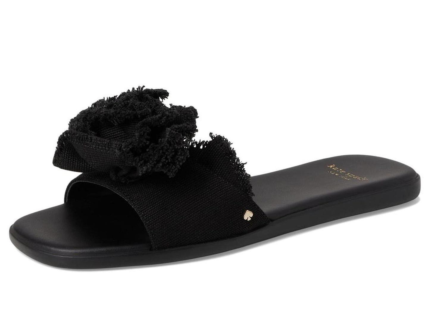 Flourish Canvas Flat Sandal