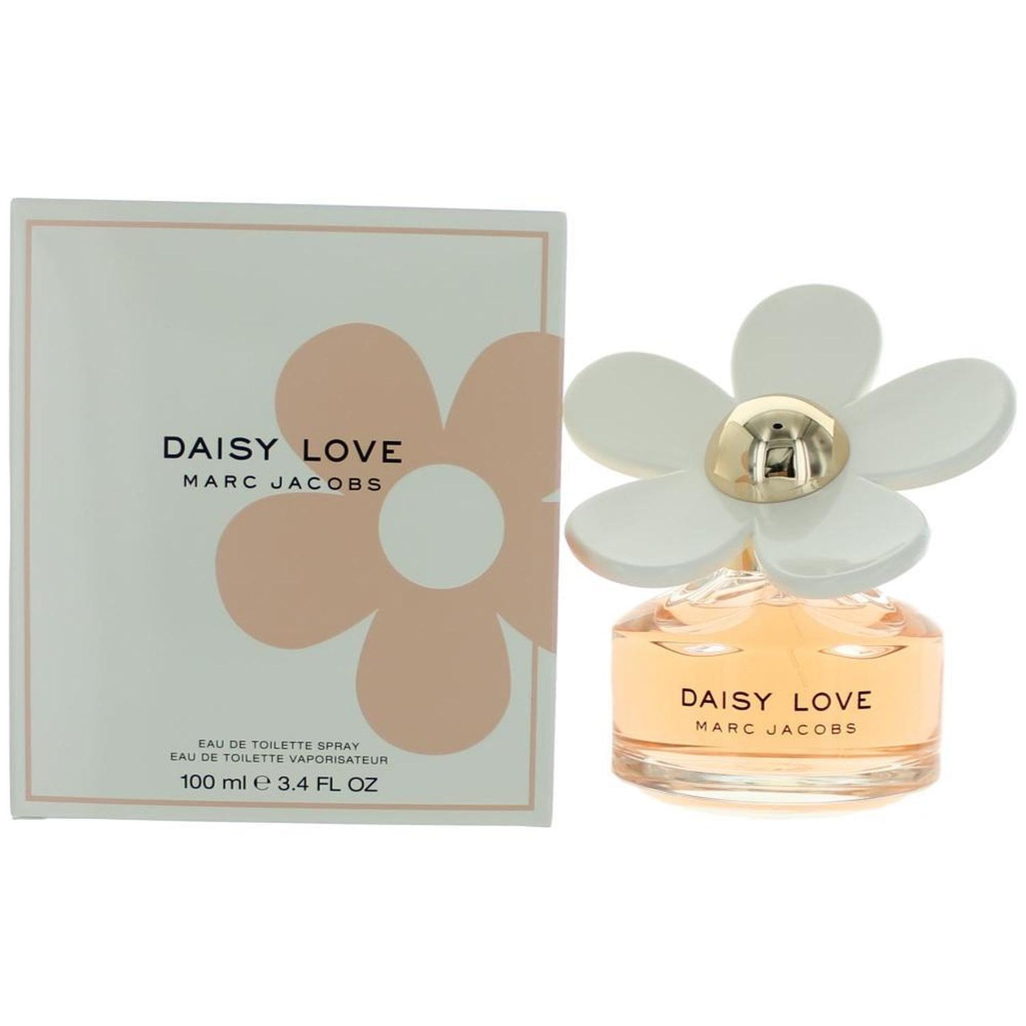 2pcs Daisy Love by , 3.4 oz Eau De Toilette Spray for Women