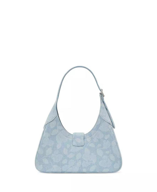 Nouveau Floral Denim Shoulder Bag