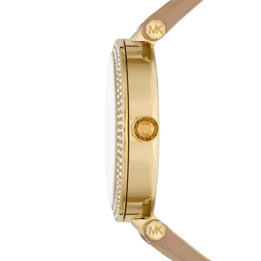 MK4725 - Parker Three-Hand Leather Watch