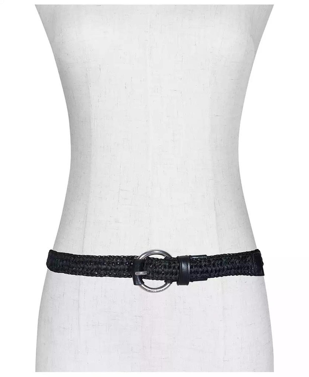 32mm Woven Raffia Belt