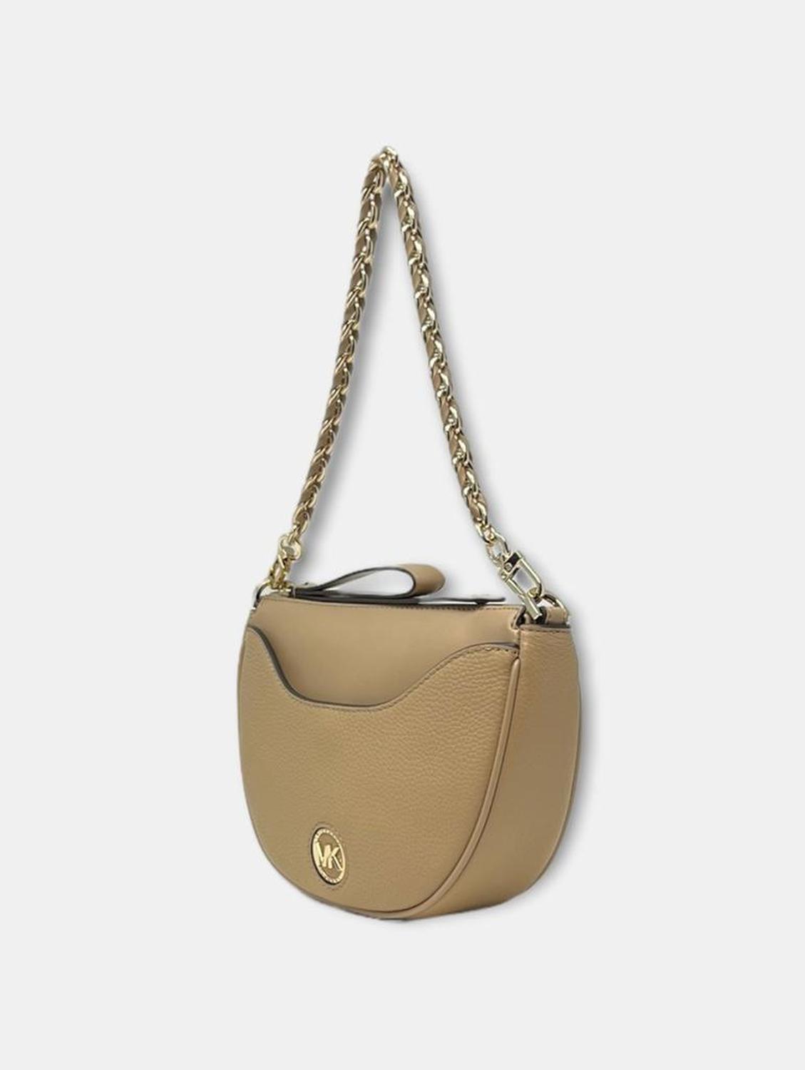 Michael Michael Kors Logo Plaque Zip-Up Shoulder Bag