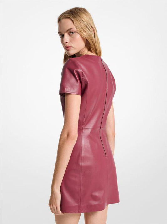 Leather Mini Dress