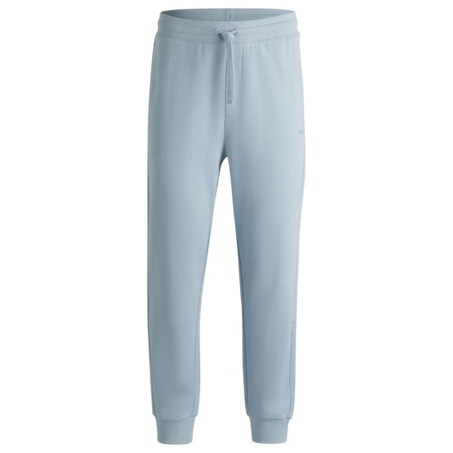 Cotton-terry tracksuit bottoms with logo print