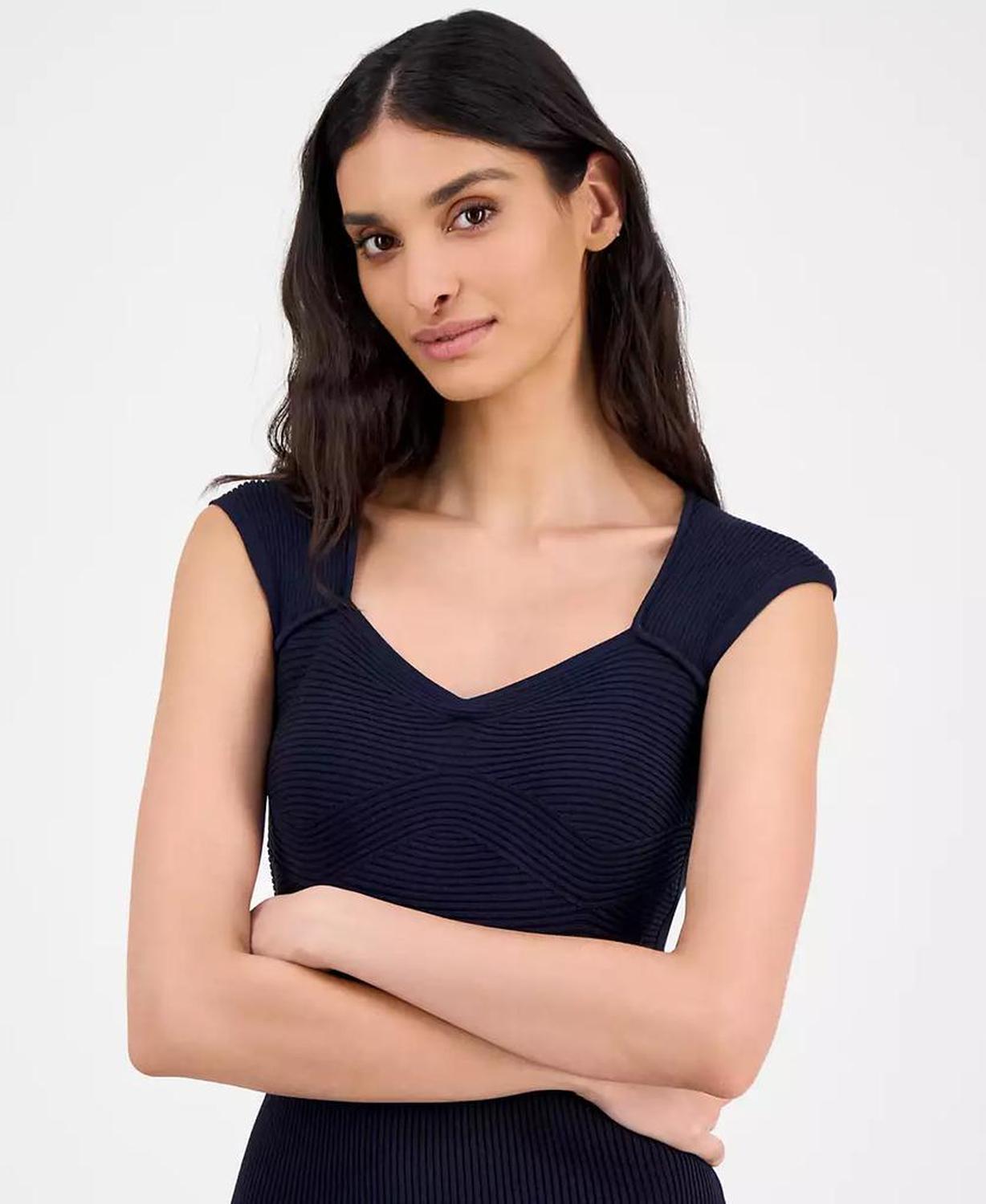 Women's Ribbed Bodycon Dress