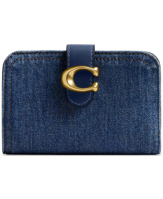 Washed Denim Tabby Wallet