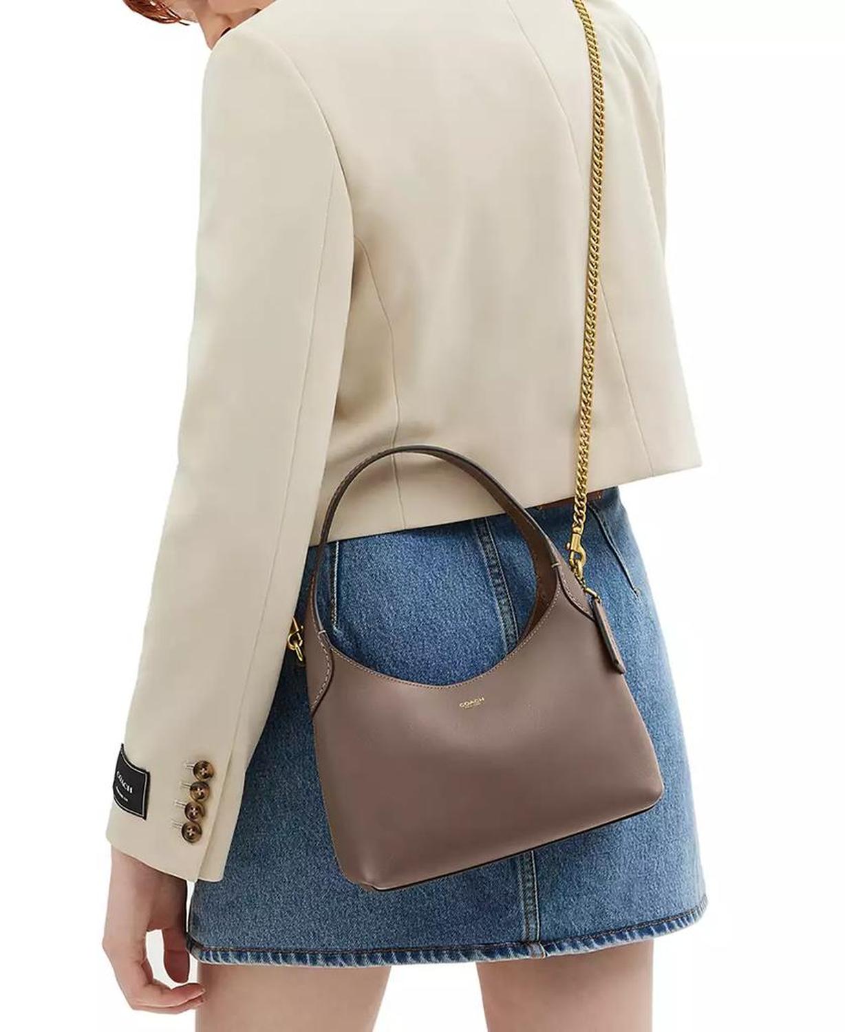 Small Leather Brooklyn Shoulder Bag 23