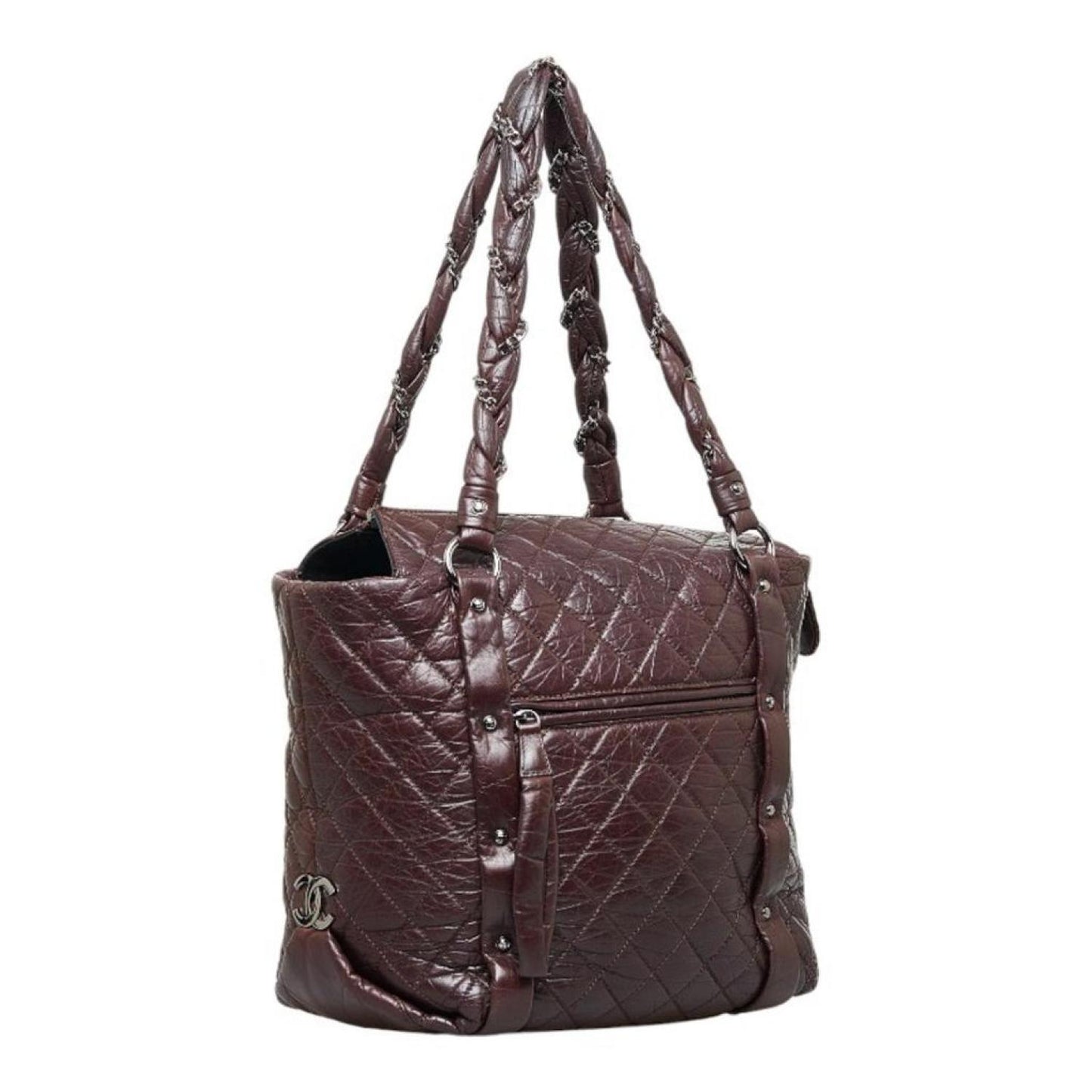 Chanel Lady Braid Leather Shoulder Bag (Pre-Owned)