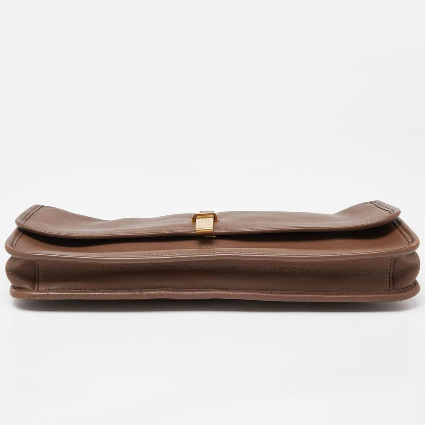 Marc By Marc Jacobs Leather Metal Flap Clutch
