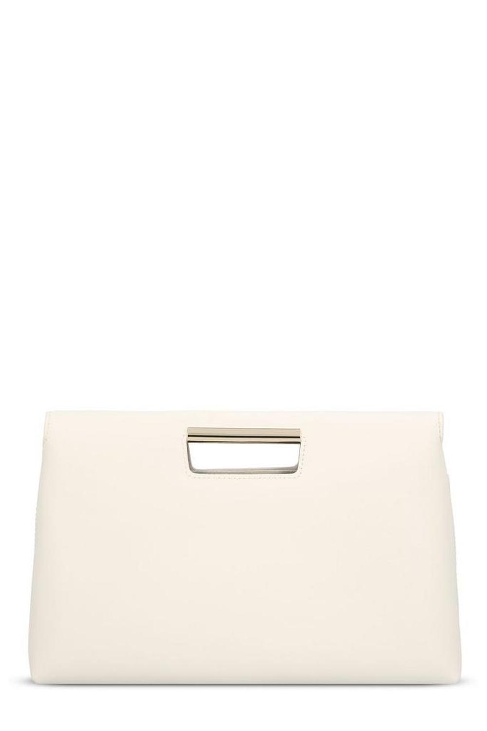 Furla Logo Engraved Medium Clutch Bag