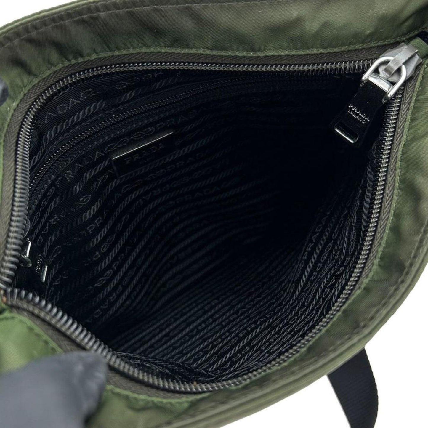 Prada Tessuto Synthetic Shoulder Bag (Pre-Owned)