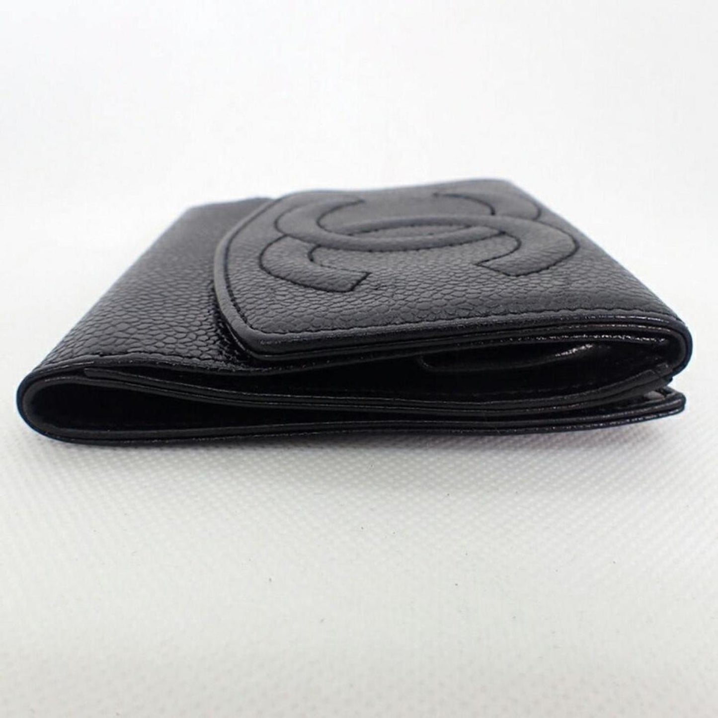 Chanel Logo Cc Leather Wallet (Pre-Owned)