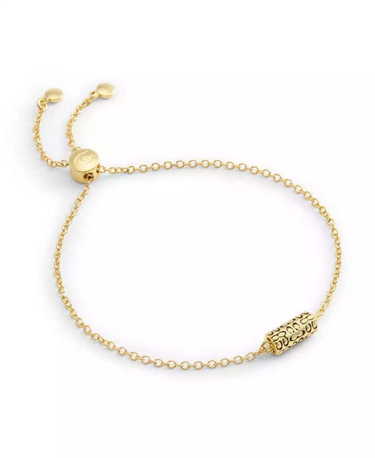 Signature Quilted Tube Slider Bracelet