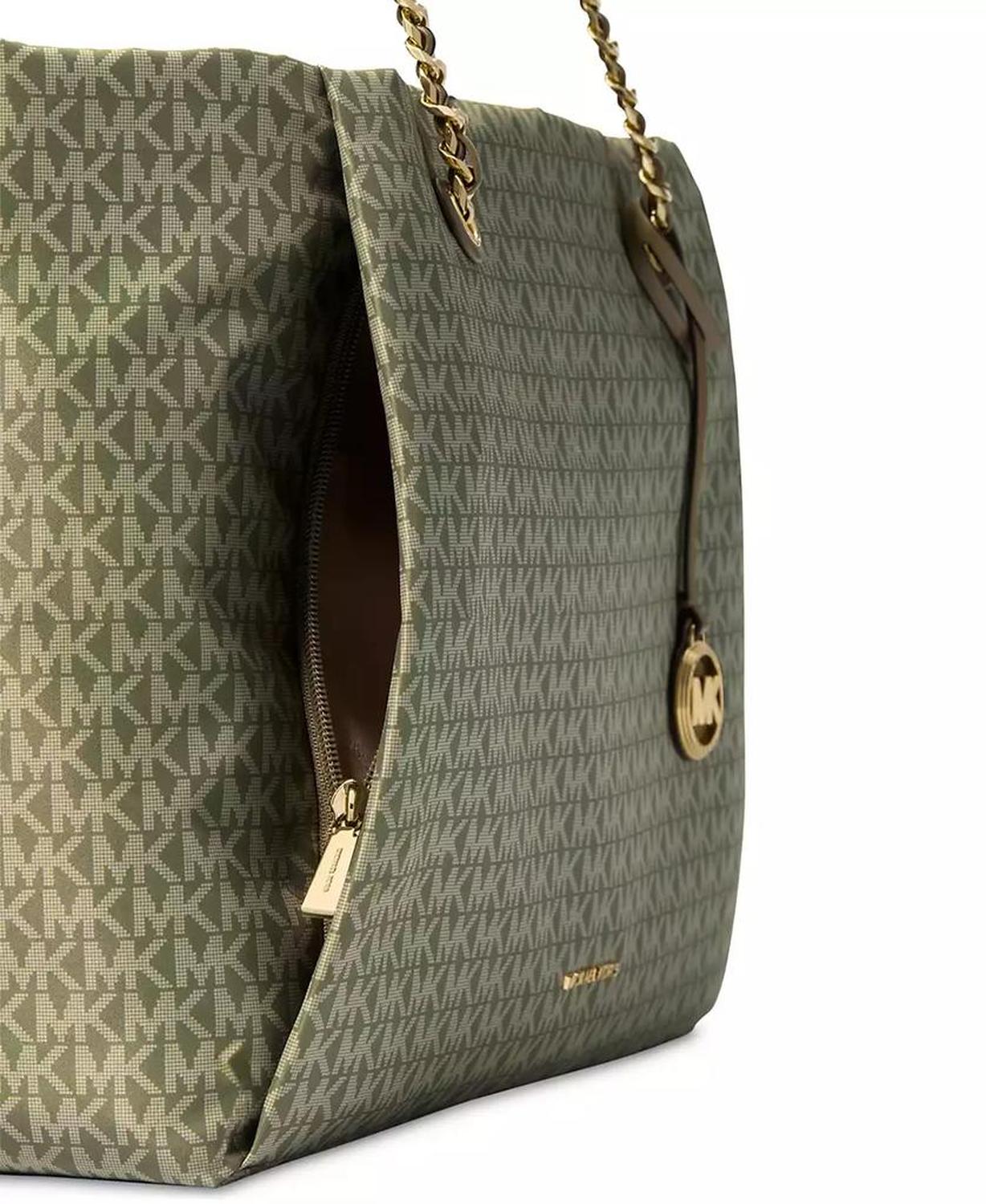 Georgia Large Nylon Top Zip Tote