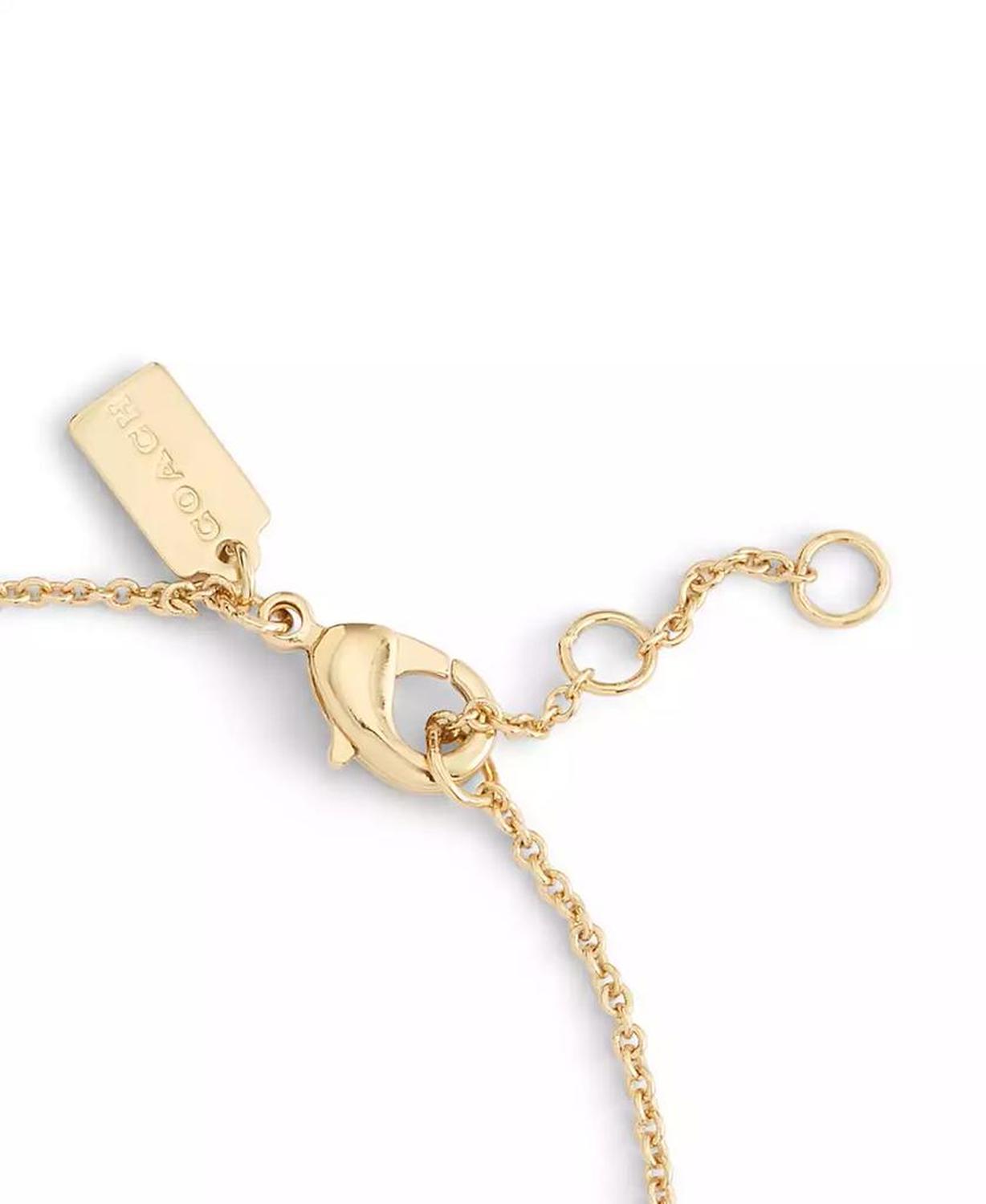 Faux Stone Signature Pave Strand Bracelet