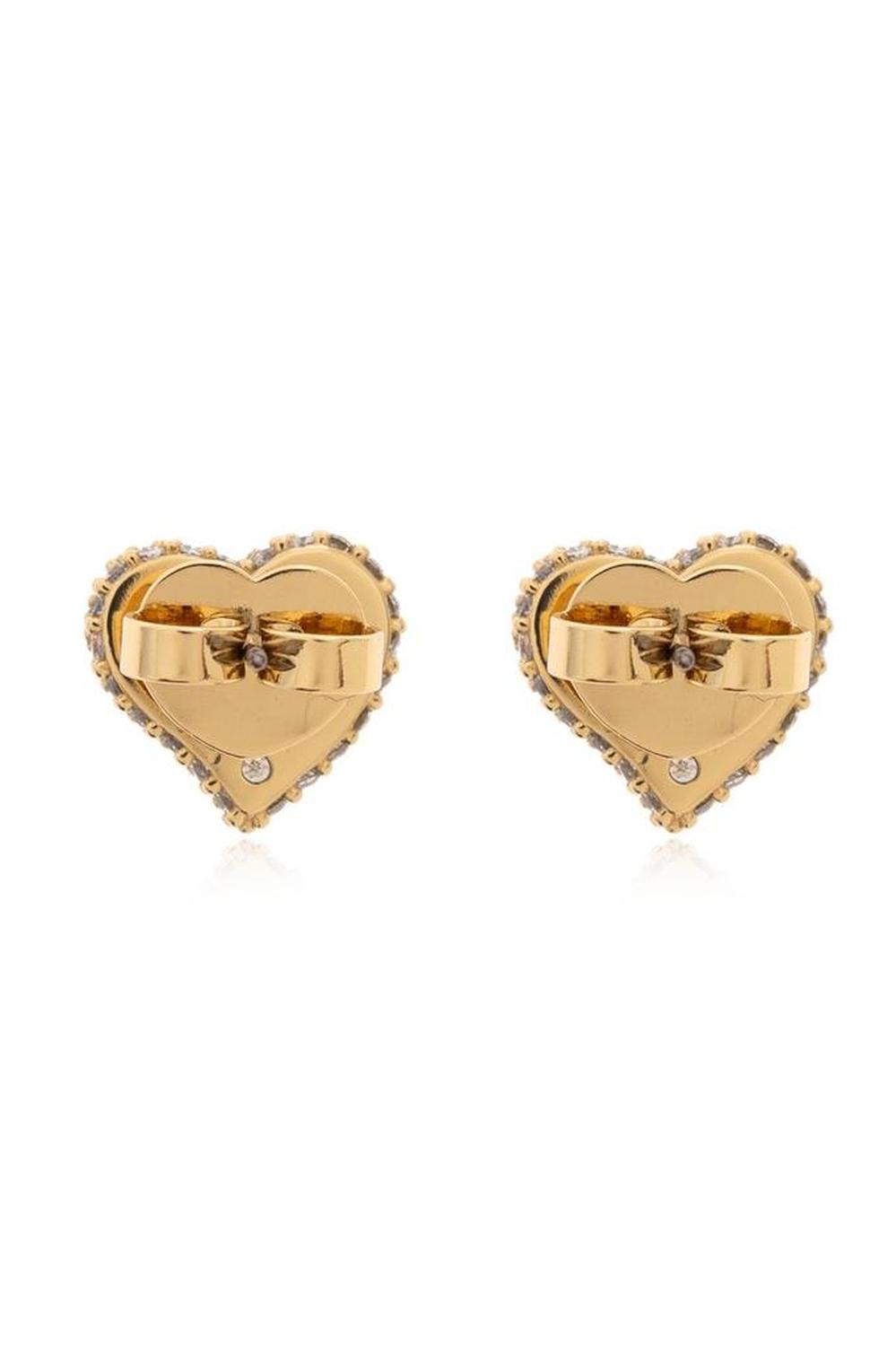 Kate Spade Heart Shaped Embellished Earrings