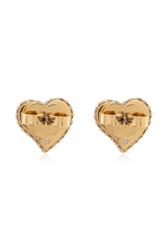 Kate Spade Heart Shaped Embellished Earrings