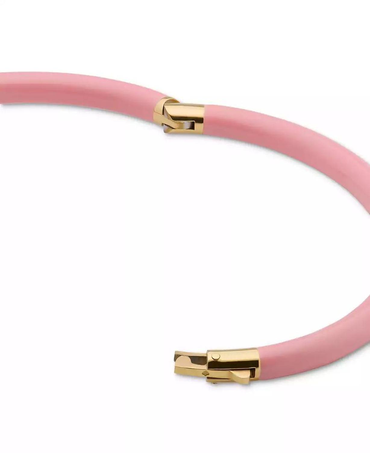Gold-Tone Pavé Double Knot Bangle Bracelet