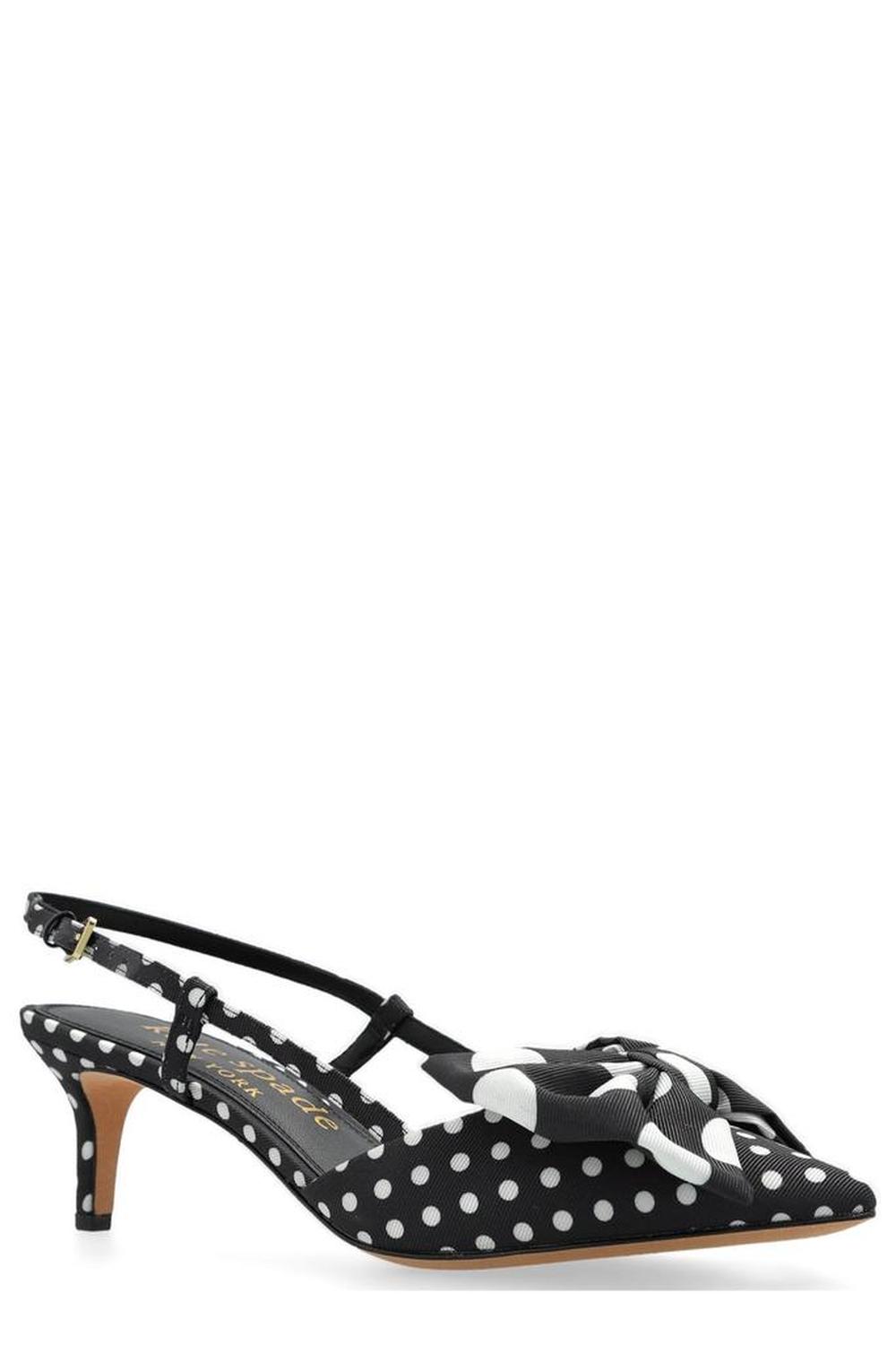 Kate Spade Bow Accent Slingback Pumps