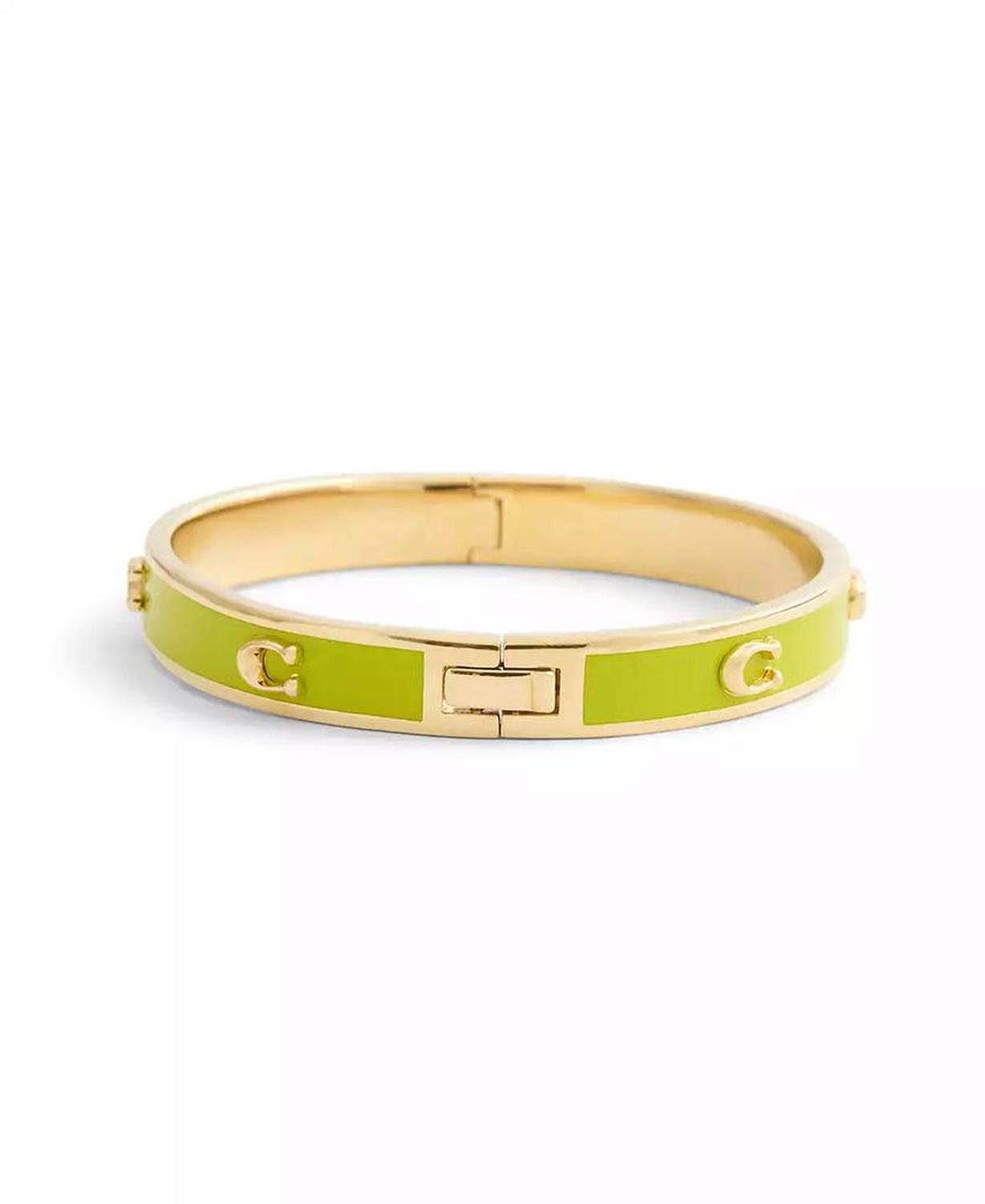 Signature C Enamel Bangle Bracelet