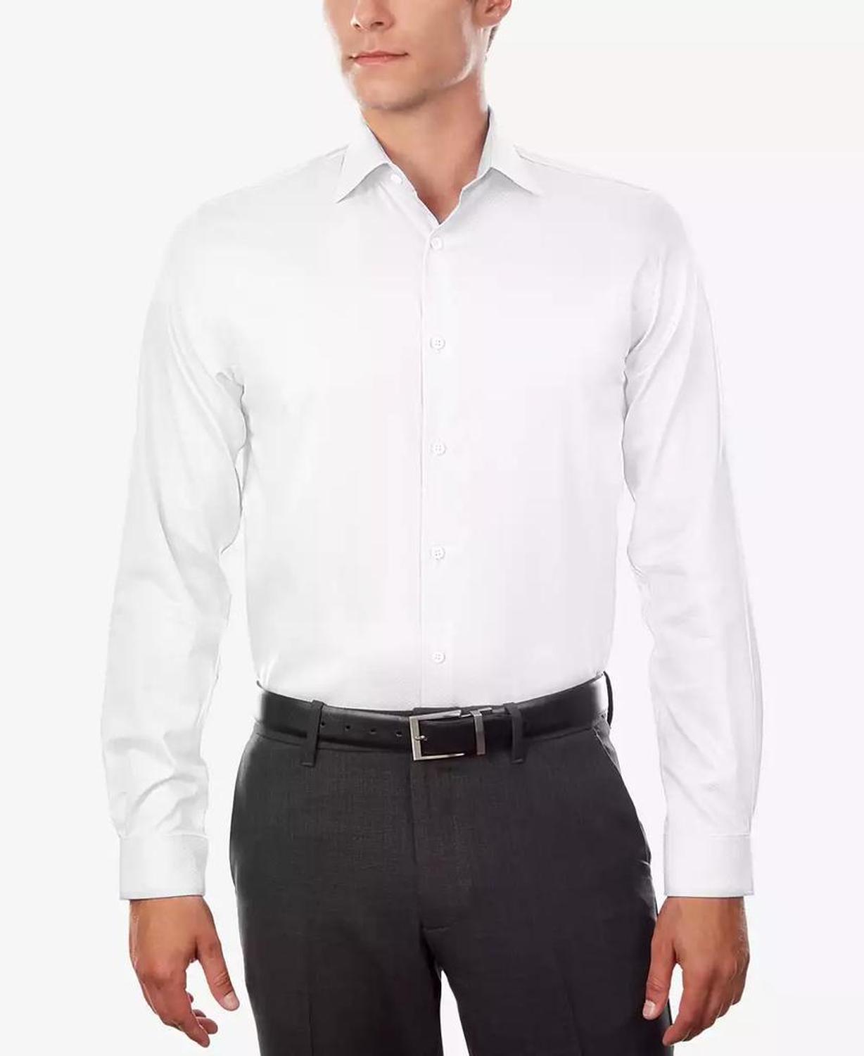 Men's Airsoft Performance Non-Iron Dress Shirt, Regular & Slim Fit