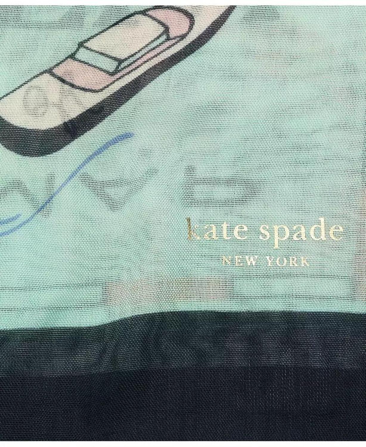 Women's Map Oblong Scarf