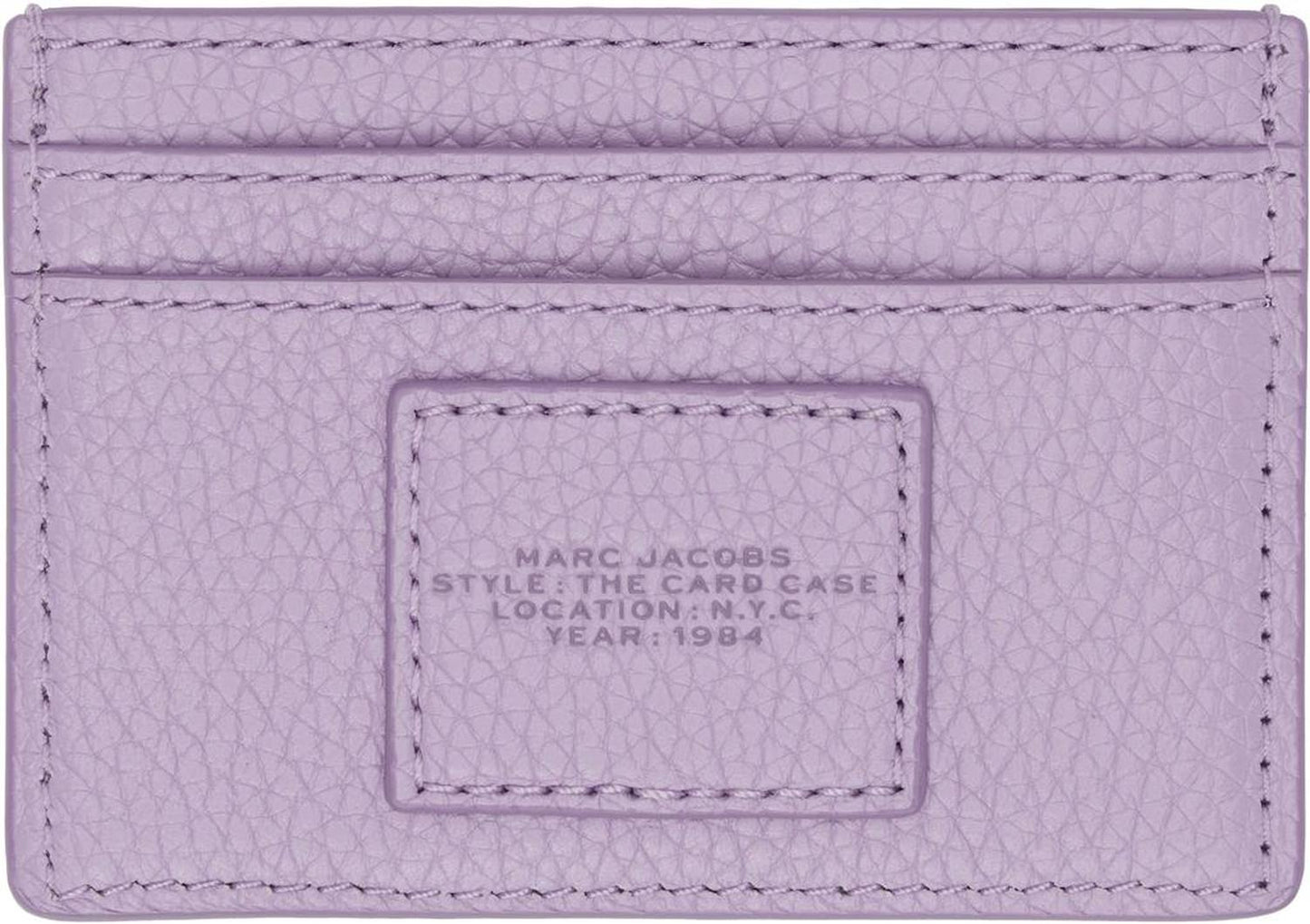 Purple 'The Leather Card Case' Card Holder