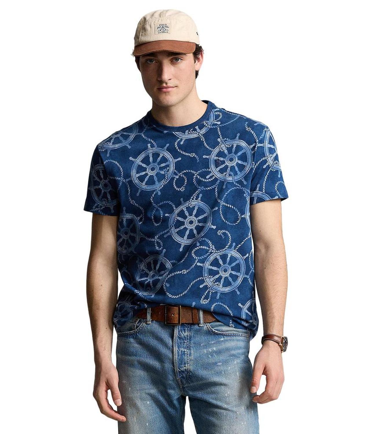 Classic Fit Nautical Jersey T-Shirt