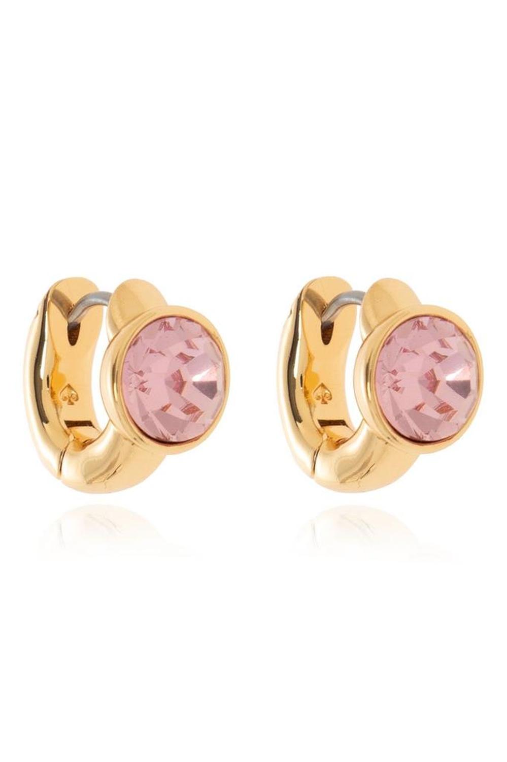 Kate Spade Keep Sparkling Round Huggies Earrings