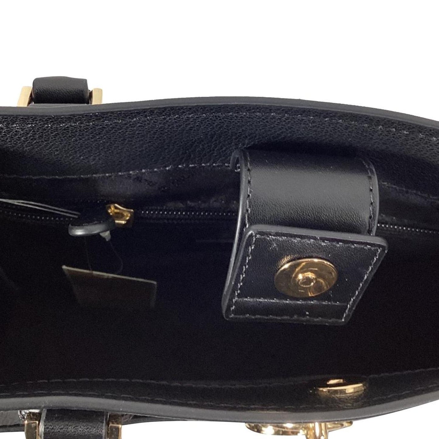 Hamilton Medium Satchel in Black Leather