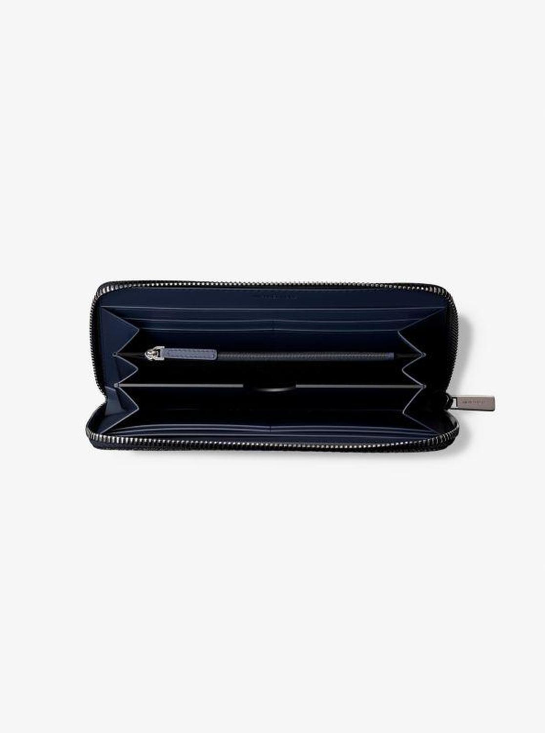 Cooper Saffiano Leather Zip-Around Wallet