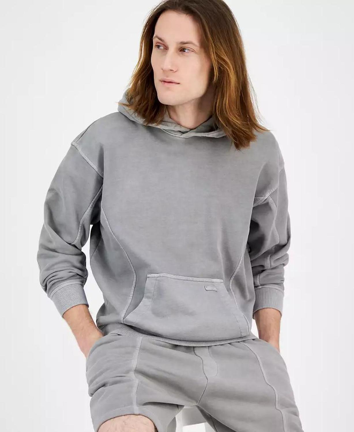 Men's Neliso Relaxed Fit Long Sleeve Hoodie