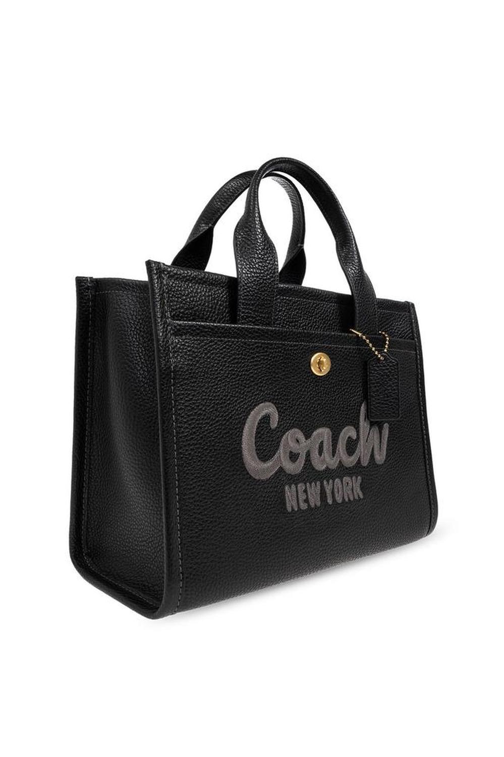 Coach Cargo Logo Detailed Tote Bag