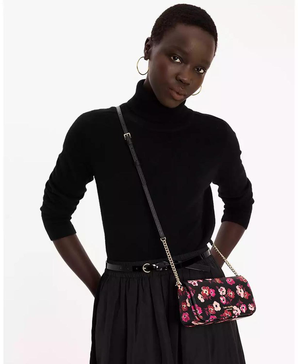 Women's Devin Fall Poppies Flap Chain Wallet