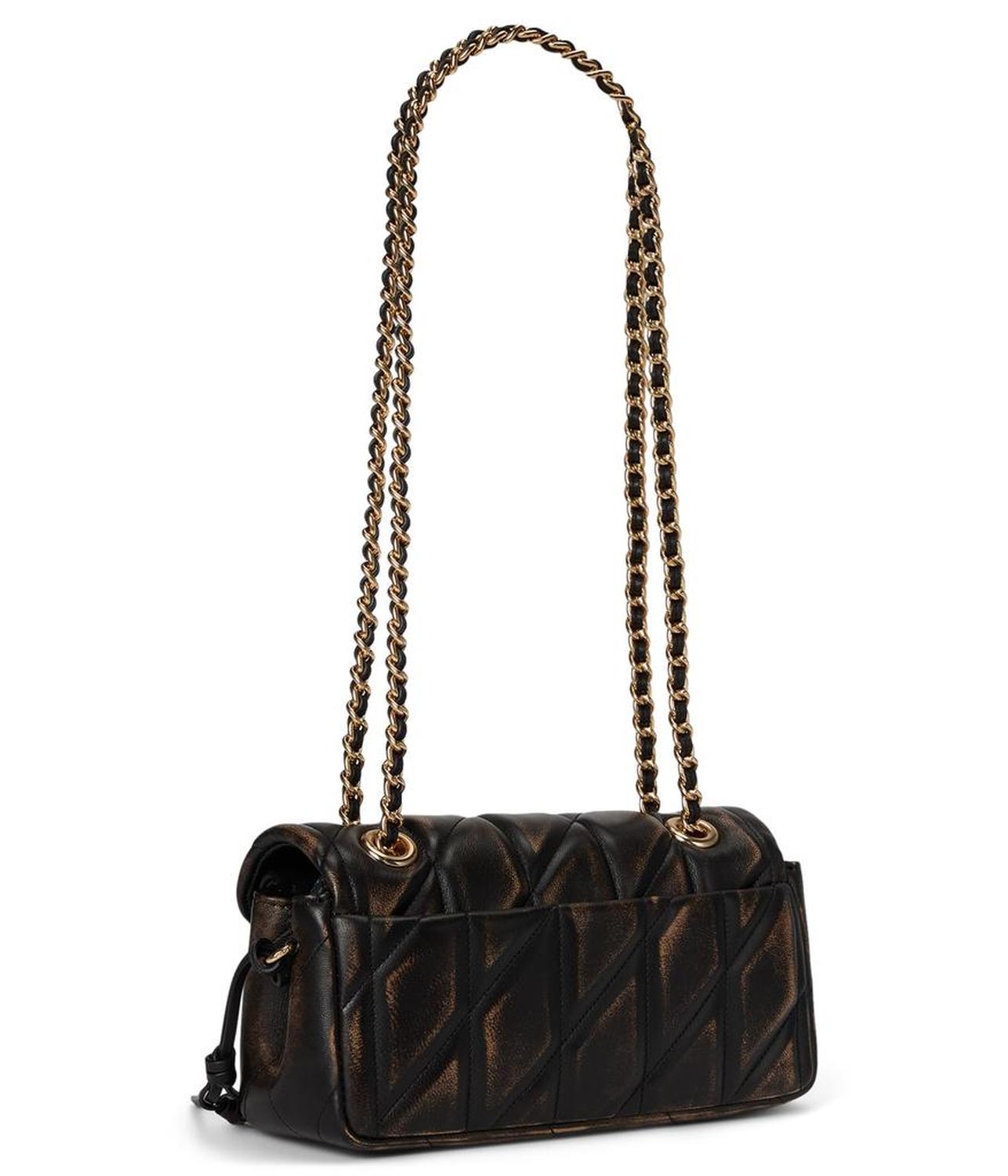 Tabby Shoulder Bag 20 In Loved Leather With Quilting