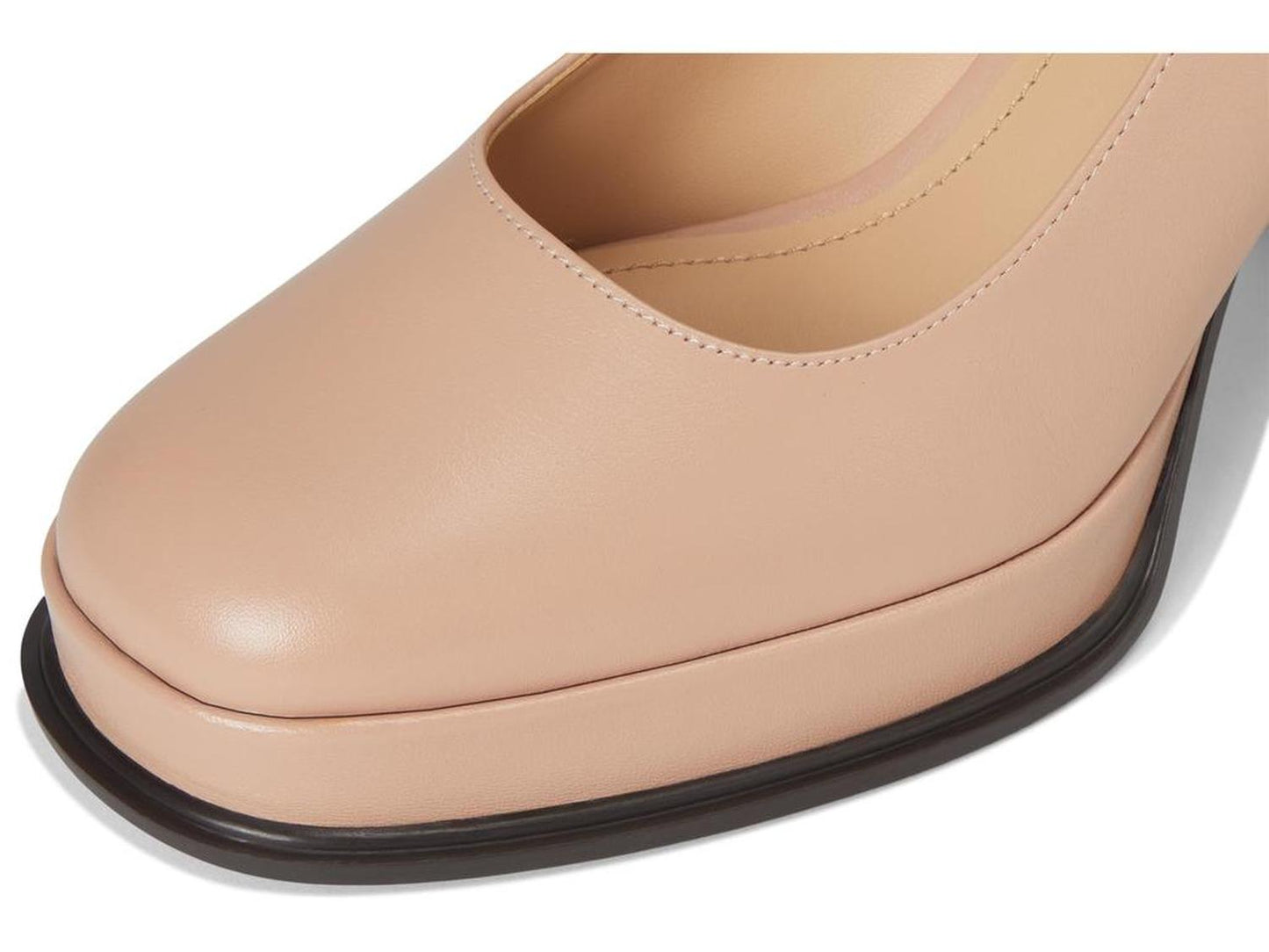 Sculpted C Leather Pumps