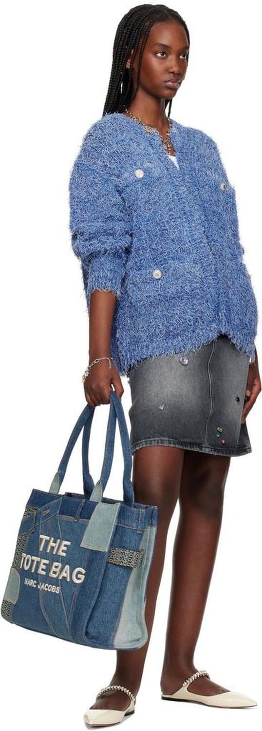 Blue 'The Deconstructed Denim Large' Tote