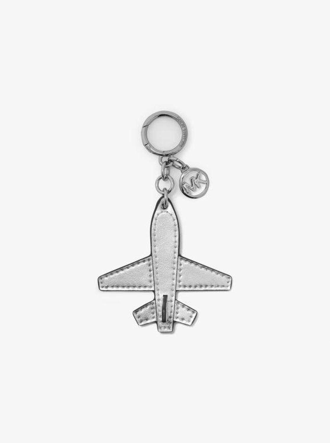 Airplane Metallic Keychain