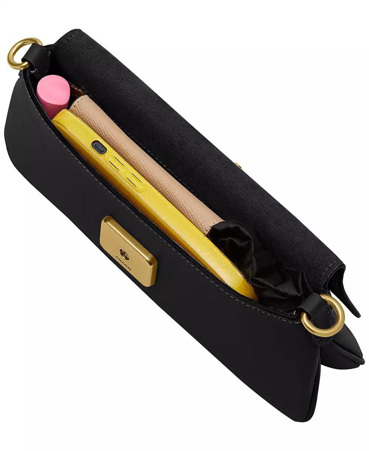 Small Jet Leather Shoulder Bag