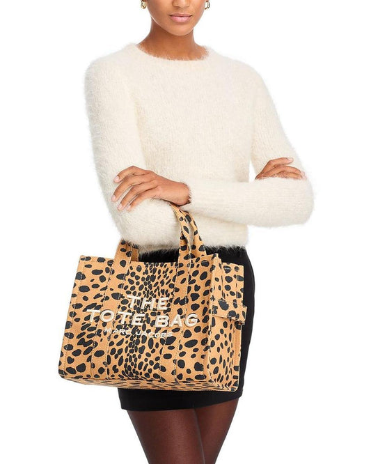 The Cheetah Canvas Medium Tote Bag