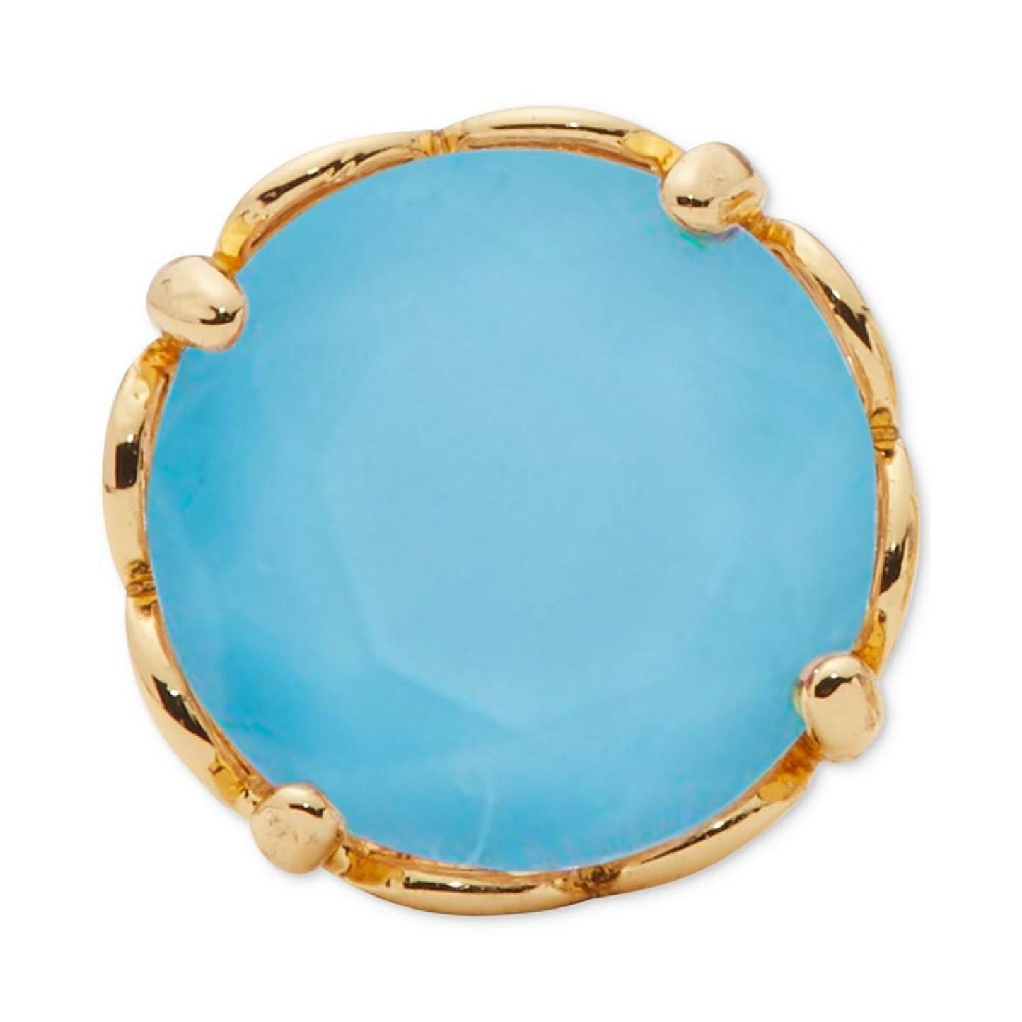 Gold-Tone Color Cubic Zirconia Stud Earrings