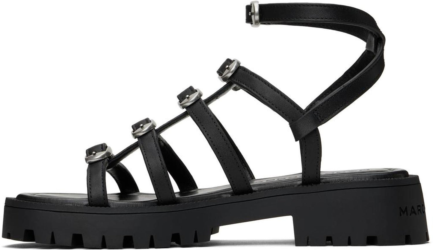 Black 'The Kiki Gladiator' Sandals